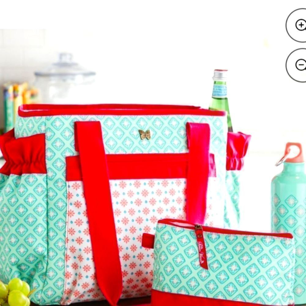 SOLDWoman LunchBag, Jewel Geo NWT free PW gift with purchase gift i…